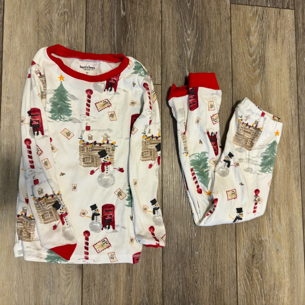 Burt’s Bees Kids 4T Winter Pajamas